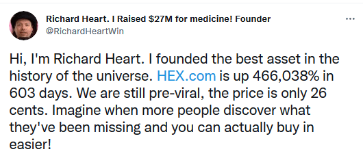 Richard Heart's Hex Token is a Brilliant Scam 4